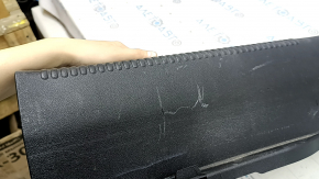 Audi A6 C7 12-18 trunk opening trim, black, scratches, broken fasteners