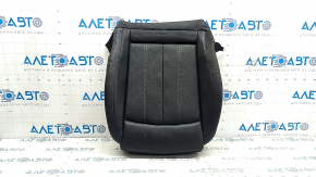 Audi A6 C7 12-18 passenger seat cushion upholstery, black leather, heated, ventilated, scratches, needs cleaning