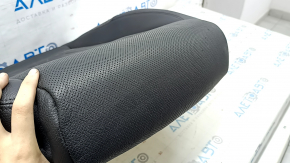 Audi A6 C7 12-18 passenger seat cushion upholstery, black leather, heated, ventilated, scratches, needs cleaning