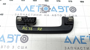 Audi A6 C7 12-18 black rear right headliner handle with scratches