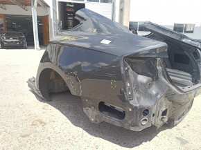 Rear left quarter wing of an Audi A5 F5 17-24 5D on the body, graphite, dents, bumps