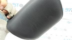 Rear right headrest for Audi A6 C7 12-18, black leather, scratches
