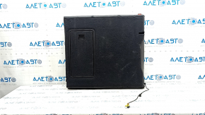 Right rear seat backrest for Audi A6 C7 12-18, black leather with perforation, with seat belt, with hatch, scratches