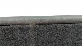 Right rear seat backrest for Audi A6 C7 12-18, black leather with perforation, with seat belt, with hatch, scratches