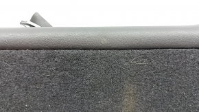 Right rear seat backrest for Audi A6 C7 12-18, black leather with perforation, with seat belt, with hatch, scratches