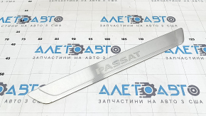 Outer front left door sill plate VW Passat b8 16-19 USA chrome, dented