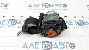 Rear right seat belt for Audi A6 C7 12-18 with squib, black, worn, needs cleaning