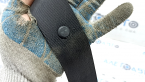 Rear right seat belt for Audi A6 C7 12-18 with squib, black, worn, needs cleaning