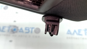 Left visor for Audi A6 C7 17-18, black, without hook, dented, needs cleaning