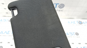 Left visor for Audi A6 C7 17-18, black, without hook, dented, needs cleaning