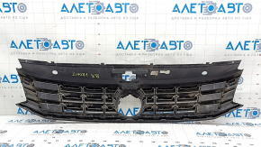 Radiator grille VW Passat b8 16-19 USA under radar cruise, sand, broken emblem mount