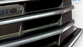 Radiator grille VW Passat b8 16-19 USA under radar cruise, sand, broken emblem mount