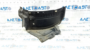 Front left fender liner, front part of Audi A6 C7 16-18 rest, cracks