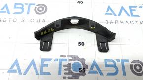 Front camera bracket for Audi A6 C7 16-18, rest radiator grille, matte black, crack in mount