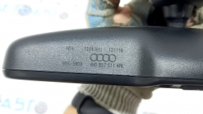 Interior mirror for Audi A6 C7 12-18 with auto-dimming and auto-high beam, black