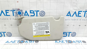 Right visor for Ford Ecosport 18-22, gray, without hook, for cleaning