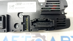 Audi A6 C7 16-18 rear climate control with 4 heating zones, scratches, chips