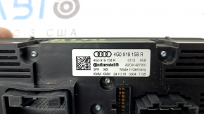 Audi A6 C7 16-18 rear climate control with 4 heating zones, scratches, chips