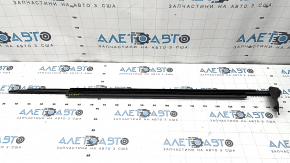 Door-glass molding, central front right, Audi A6 C7 12-18, gloss black, scratches