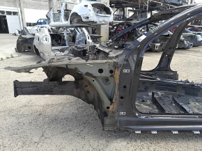 Front left quarter panel for Audi A6 C7 12-18 graphite, on the body