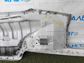 Hyundai Sonata 11-15 rear panel, white, drilled
