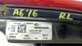 Inner taillight trunk lid left Audi A6 C7 16-18 rest