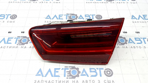 Right inner trunk lid light for Audi A6 C7 16-18 restyling, scratches