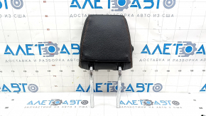 Rear left headrest, 2nd row, Ford Ecosport 18-19, black leather with orange stitching