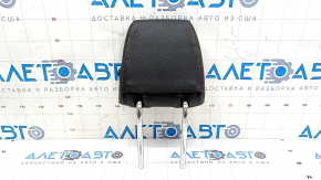 Rear right headrest, 2nd row, Ford Ecosport 18-19, black leather with orange stitching