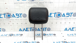 Rear center headrest, 2nd row, Ford Ecosport 18-19, black leather with orange stitching