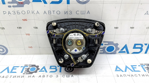 Black, scratched steering wheel airbag for the driver's side of a Ford Ecosport 18-22.