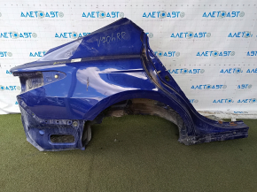 Quarter wing rear right Toyota Camry v70 18-24 without BSM, sawed off, blue 8W7, pokes, rusty
