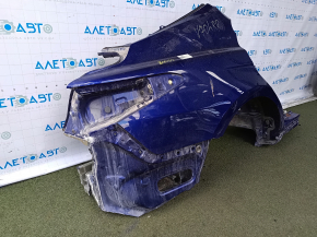 Quarter wing rear right Toyota Camry v70 18-24 without BSM, sawed off, blue 8W7, pokes, rusty