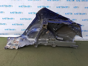 Quarter wing rear right Toyota Camry v70 18-24 without BSM, sawed off, blue 8W7, pokes, rusty