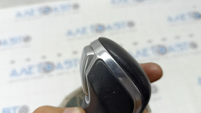 Audi A6 C7 16-18 Restored Black Leather Gear Knob, Scratches, Worn
