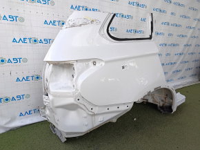 Quarter wing rear right Mitsubishi Outlander 14-21 on the body, white, rusty, bumps, dents