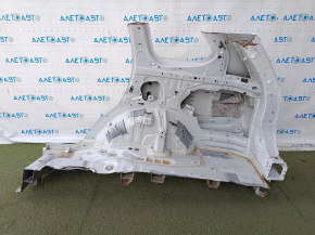 Quarter wing rear right Mitsubishi Outlander 14-21 on the body, white, rusty, bumps, dents