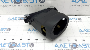 Steering column cover for Audi A6 C7 12-18, 2 parts, black, electrically adjustable