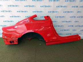 Quarter wing rear right Ford Mustang mk6 15-23 coupe, sawed off, red, pokes