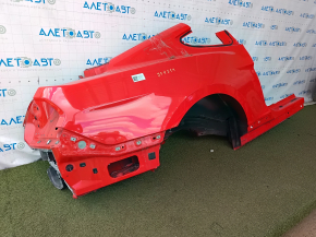 Quarter wing rear right Ford Mustang mk6 15-23 coupe, sawed off, red, pokes