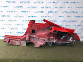 Quarter wing rear right Ford Mustang mk6 15-23 coupe, sawed off, red, pokes