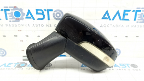 Left side mirror assembly for Ford Ecosport 18-22, 7 pins, black, turn signal, BSM, broken base