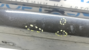 Left threshold for Audi A6 C7 16-18, S-line, graphite, scratches