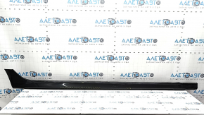 Right threshold for Audi A6 C7 16-18, restyling, S-line, graphite, scratches
