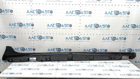 Right threshold for Audi A6 C7 16-18, restyling, S-line, graphite, scratches