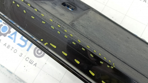 Right threshold for Audi A6 C7 16-18, restyling, S-line, graphite, scratches