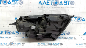 Left front headlight assembly for Ford Ecosport 18-22 halogen, dark, LED DRL, polishable