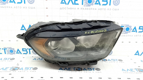 Ford Ecosport 18-22 halogen right front headlight, dark, LED DRL, polishable