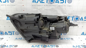 Ford Ecosport 18-22 halogen right front headlight, dark, LED DRL, polishable