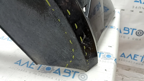 Bare front bumper for Audi A6 C7 16-18, S-line restyling, with parking sensors, no cap, graphite, scratches, pressed, broken mount